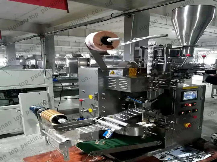 Details of tea packing machine