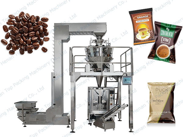 Multi-head packing machine is used for coffee packaging machine