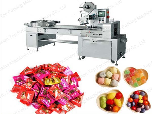 pillow packing machine used as candy packaging machine