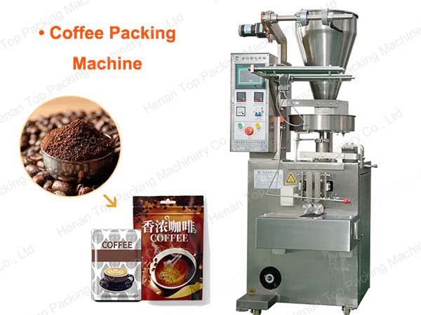 This one is a packing machine for coffee beans.