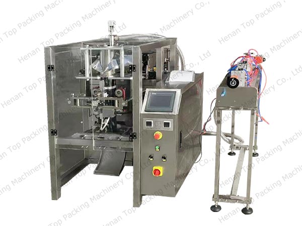 juice packing machine coinsists of lapel machine and pump