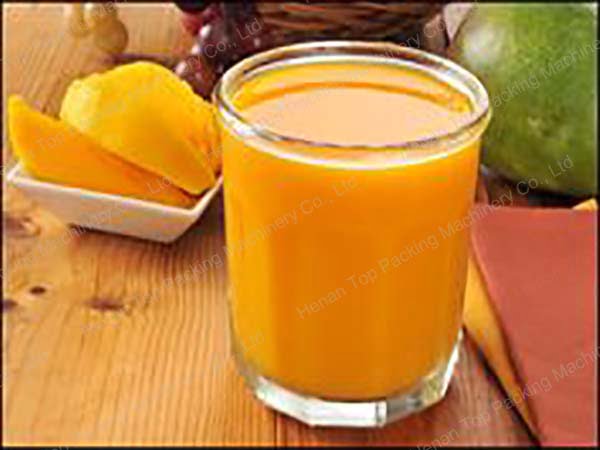 A cup of mango juice