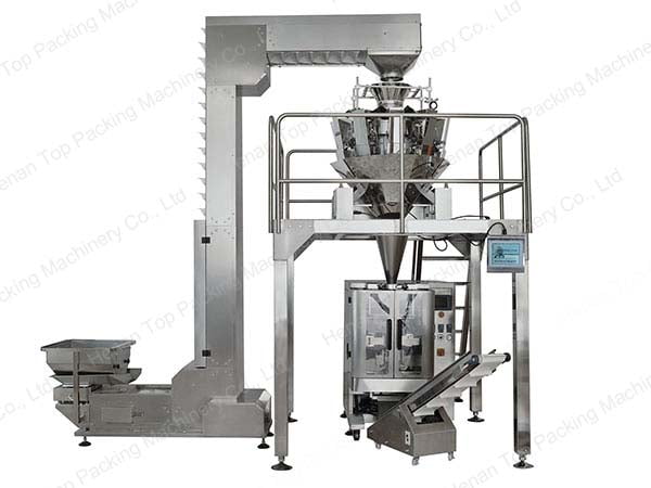 A combined machine of lapel machine and weigher