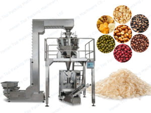 Multi-head weigher packing machine for varioud granular food packing