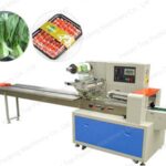 Automatic packaging machine is placed horizontally.