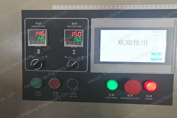 Painel de controle Plc-almofada