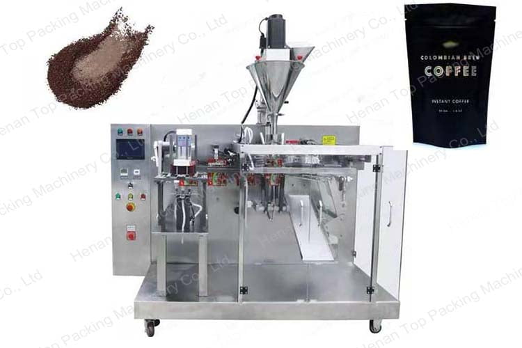 Premade pouch filling machine