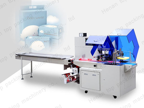 Reciprocating pillow type packing machine