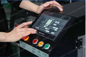 parameters setting on the touch screen