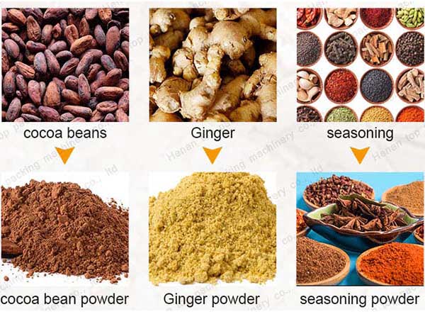 Applications of food grinder