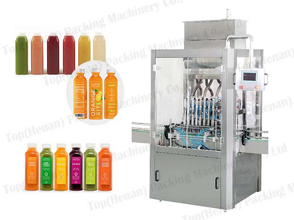 Juice bottle filling machine