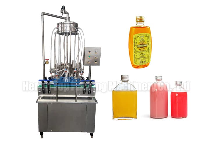 Automatic rotary bottle filling machine