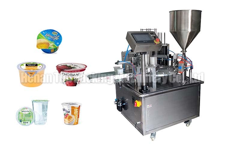 yogurt cup filling machine