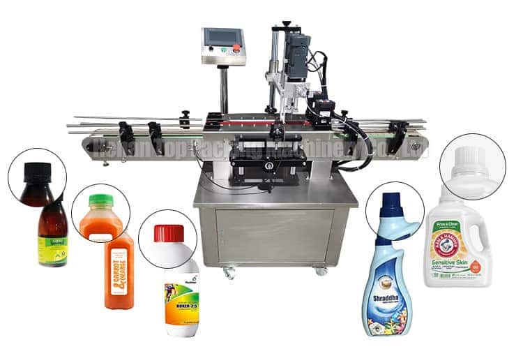 Automatic screw bottle capping machine