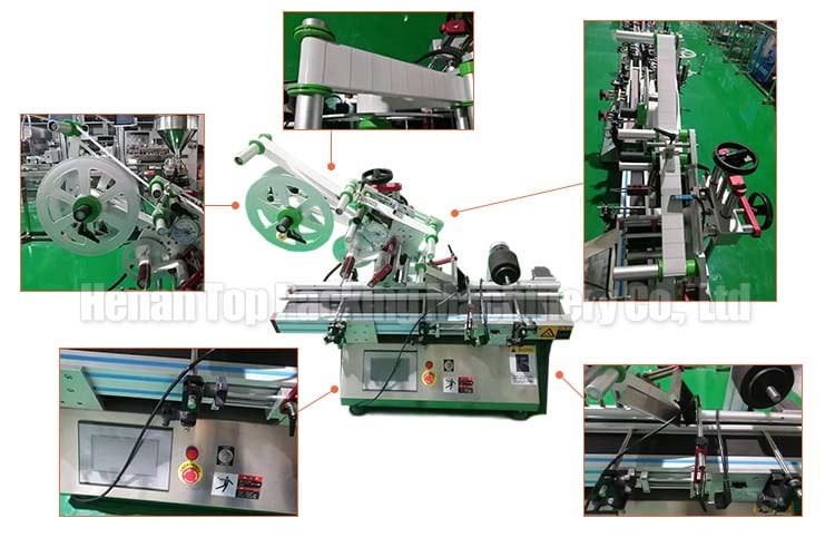 Detailed structure of the flat surface labeling machine