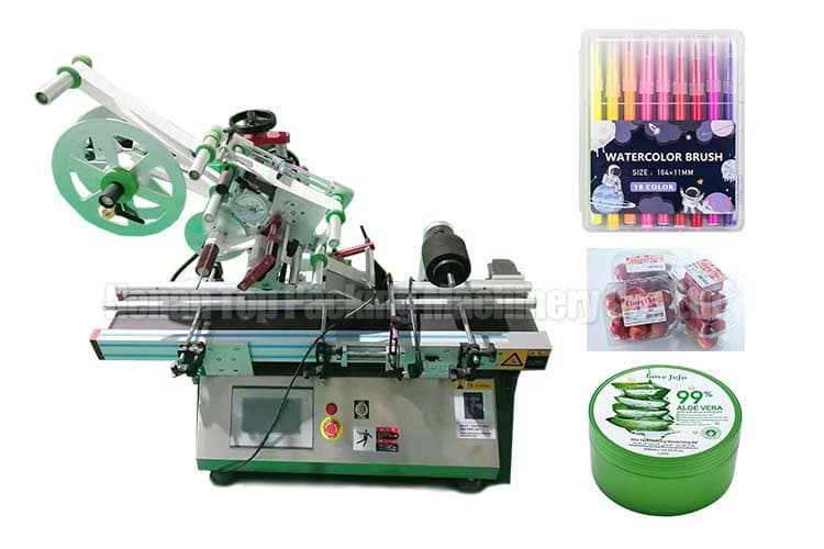 Flat Label Applicator Box Labeling Machine Carton Labeler Supplier 7470