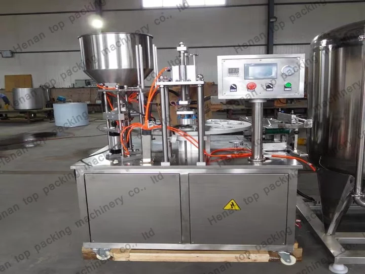 Yogurt cup filling machine for business