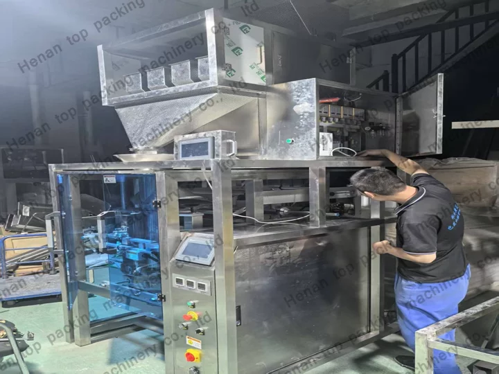 Máquina de embalaje de hielo exportada
