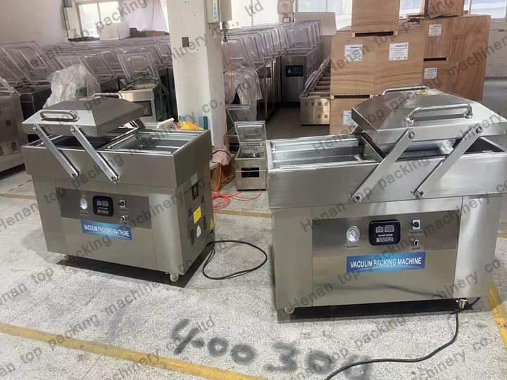 Frozen Food Vacuum Packing Machine Sent To Canada 1 Frozen food vacuum packing machine exported
