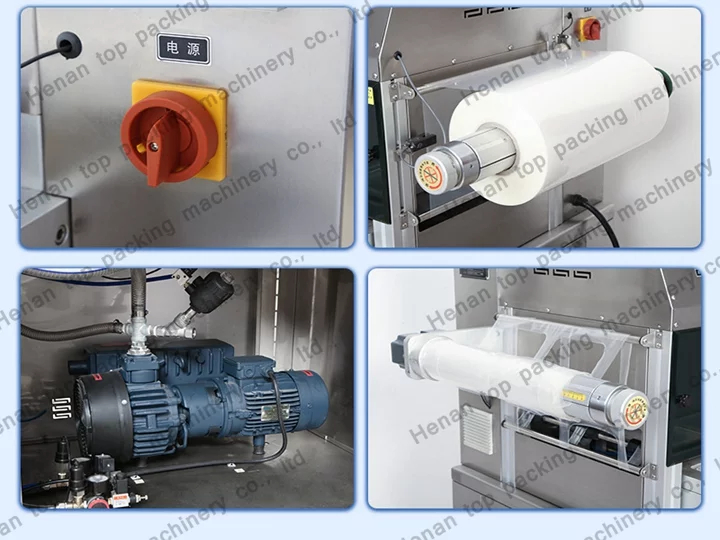 Modified atmosphere packing machine details