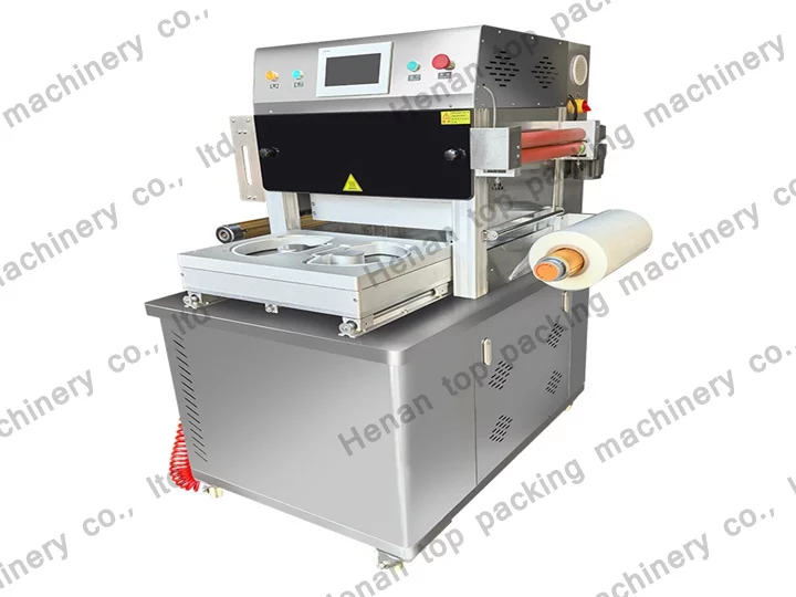 Continuous map packaging machine